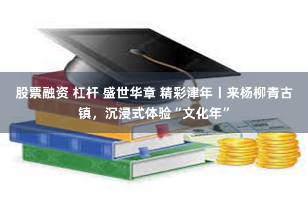 股票融资 杠杆 盛世华章 精彩津年丨来杨柳青古镇，沉浸式体验“文化年”